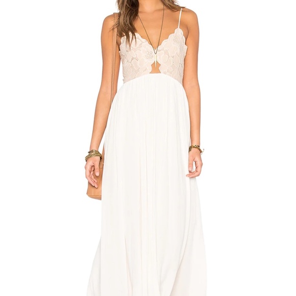 Tularosa Revolve Bryce Maxi XS in Pale Blush - Picture 2 of 7